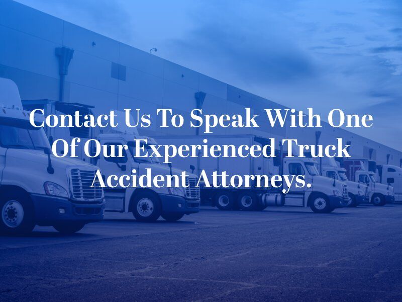 Truck Accident Lawyer In California